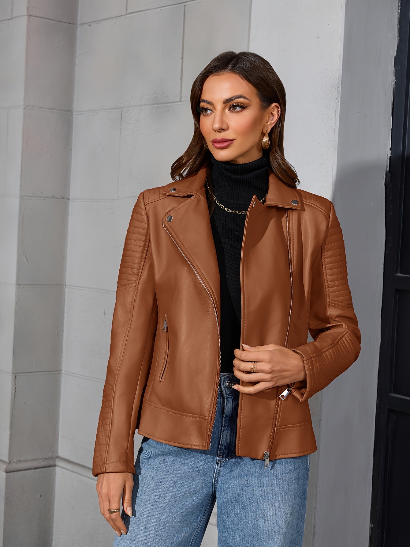 Margaux - Chic Modern Moto Jacket