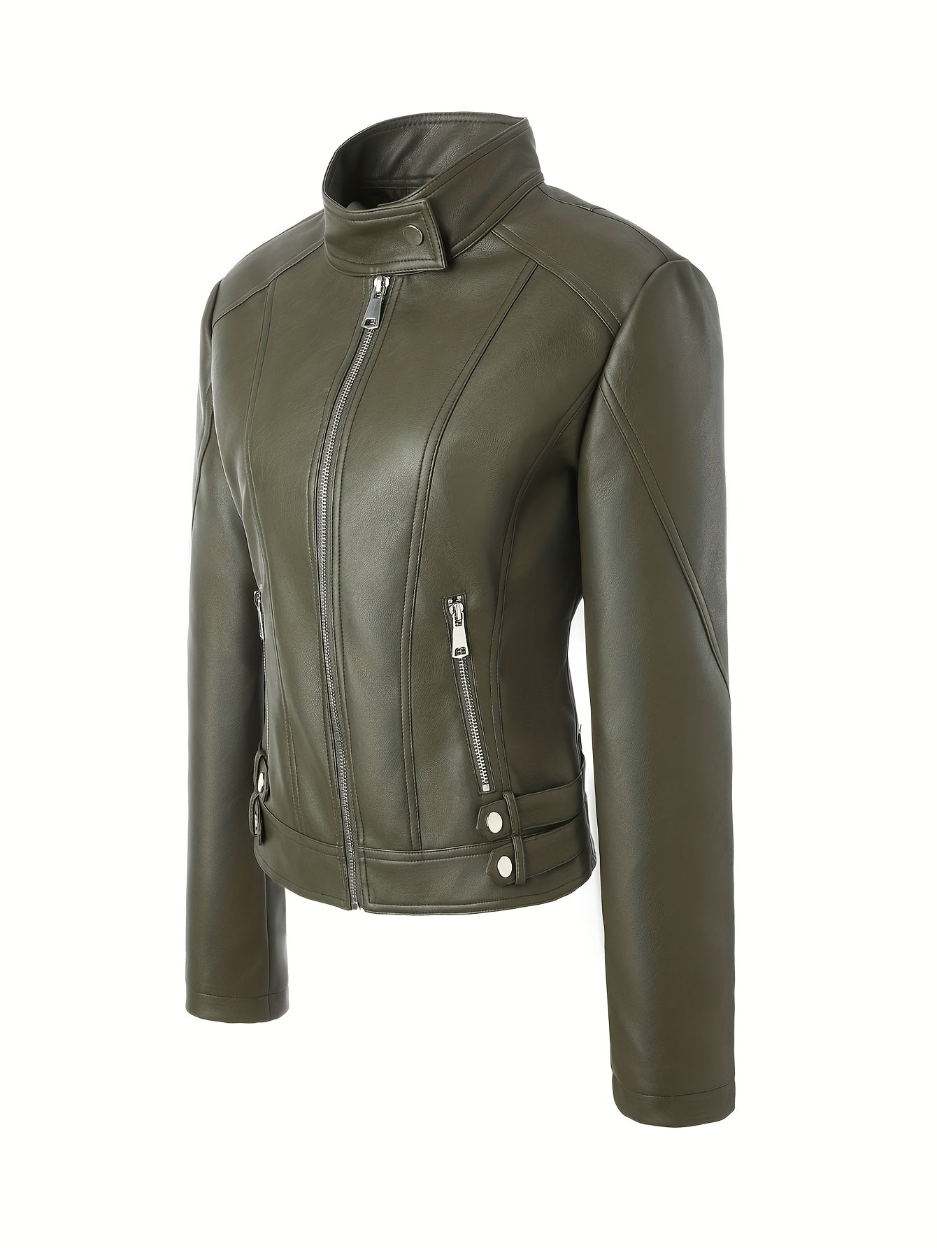 Élodie - Classic Moto-Inspired Jacket