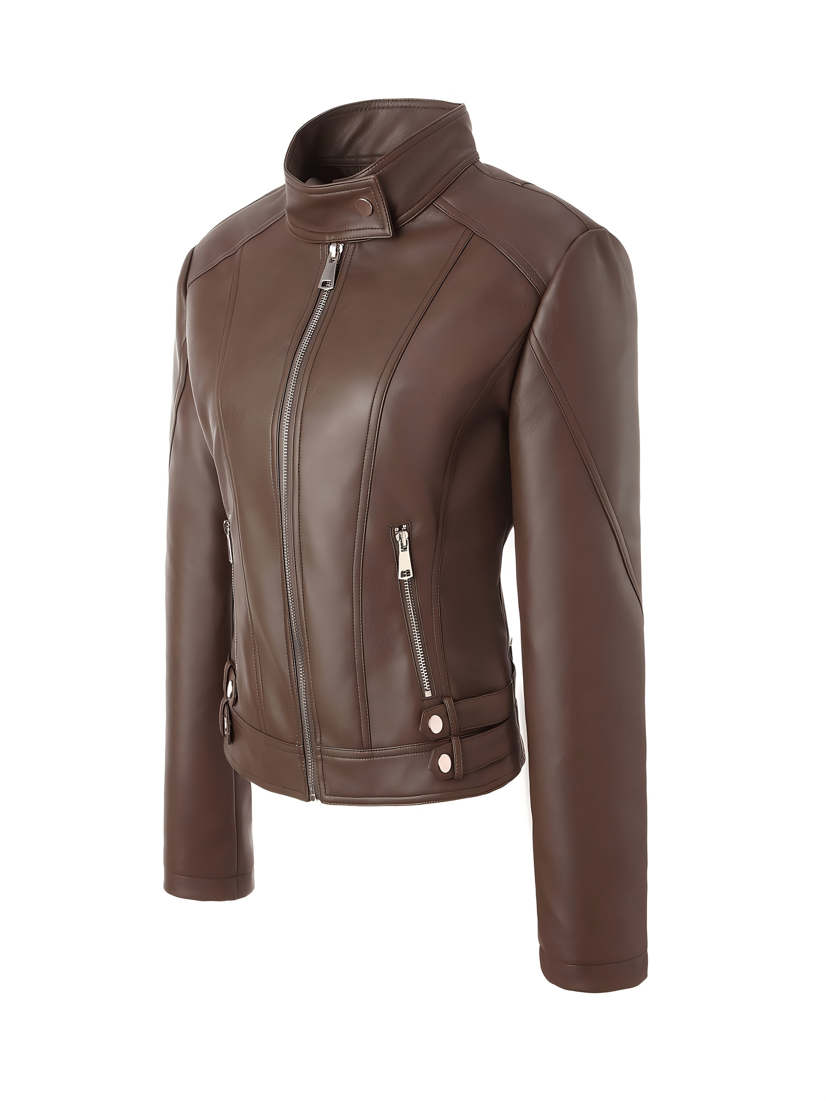 Élodie - Classic Moto-Inspired Jacket