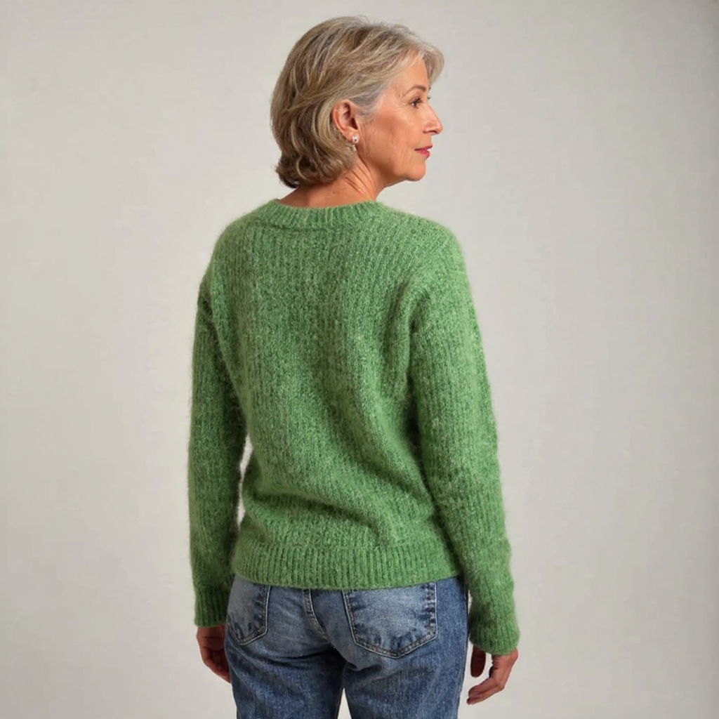 Addison - Cozy Knit Sheep Pattern Sweater