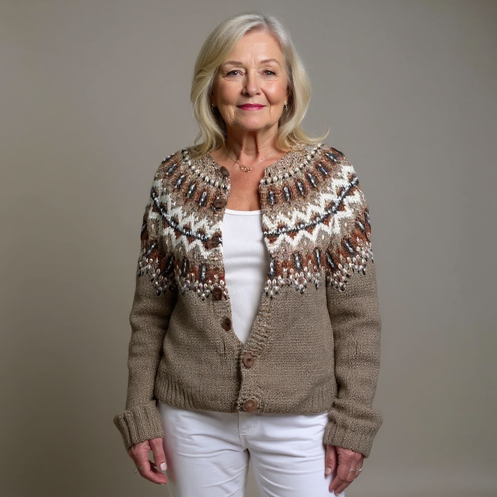 Adeline - Cozy Knit Button-Up Cardigan