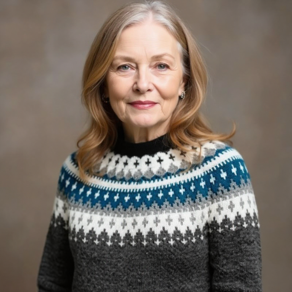 Althea - Nordic Knit Tunic Long Winter Sweater