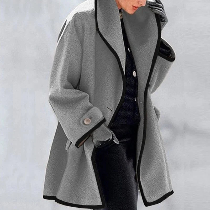 Agnese – Modern Double-Collar Coat