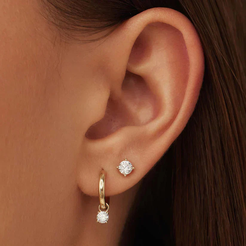 Moonstone Tear Earrings
