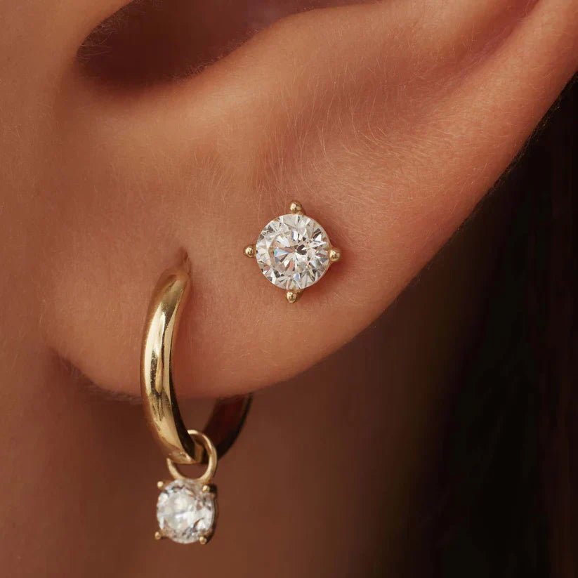 Moonstone Tear Earrings