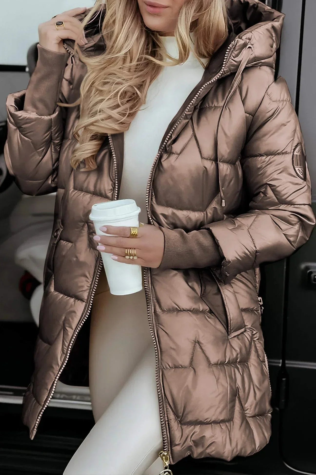 Avery - Luxe Hooded Puffer Coat