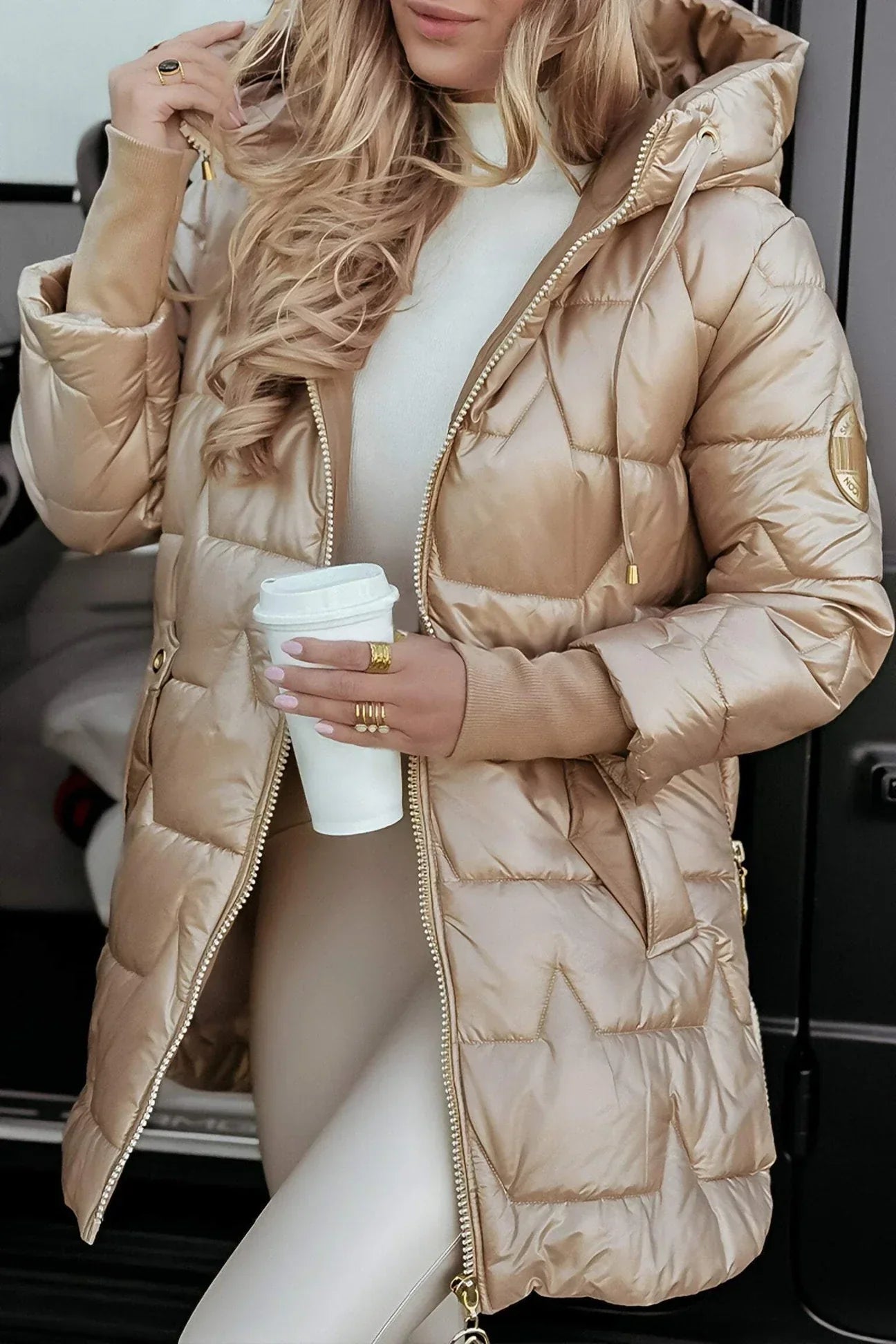 Avery - Luxe Hooded Puffer Coat