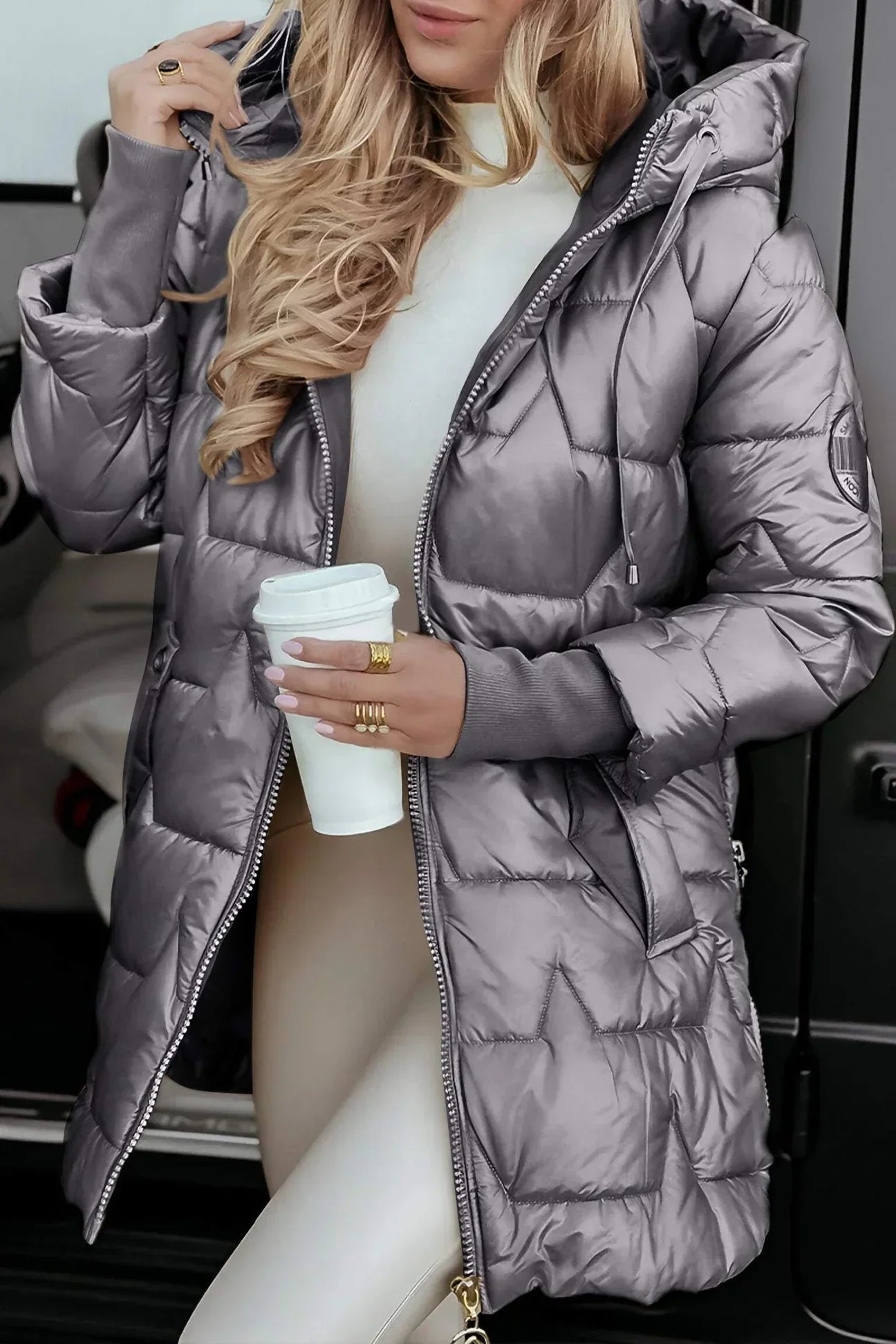 Avery - Luxe Hooded Puffer Coat