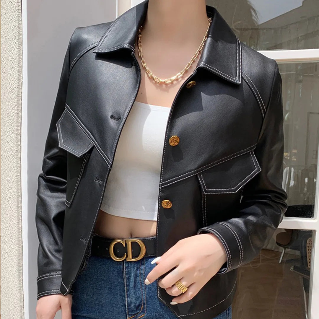 Maris - Cropped Utility Jacket