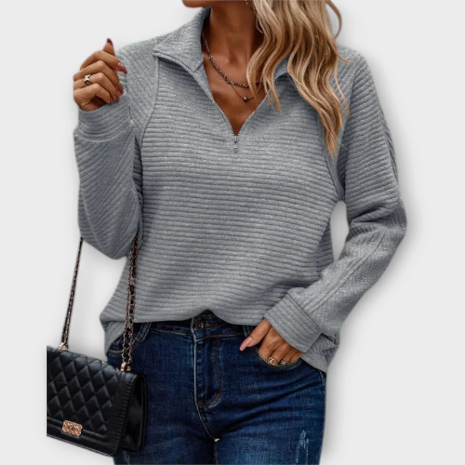 Celine – Halfzip Pullover Sweater