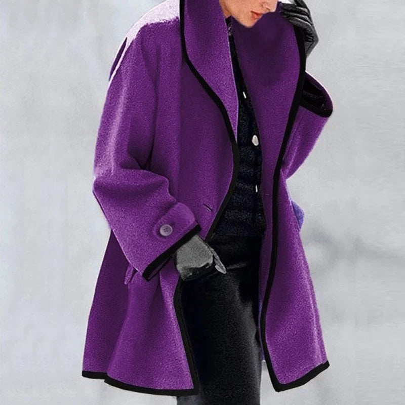 Agnese – Modern Double-Collar Coat