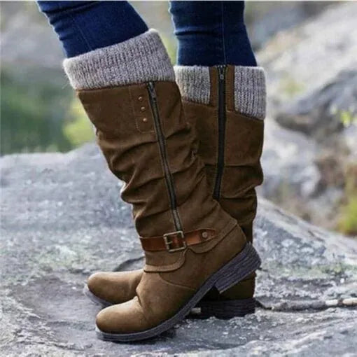 Janelle - Cozy Mid-Calf Winter Boots