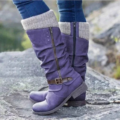 Janelle - Cozy Mid-Calf Winter Boots