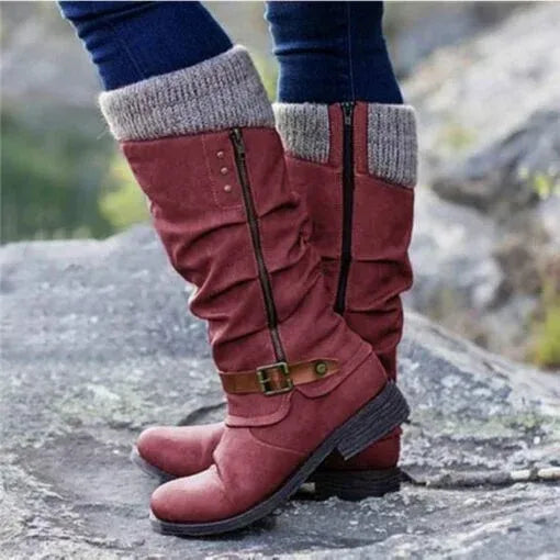 Janelle - Cozy Mid-Calf Winter Boots