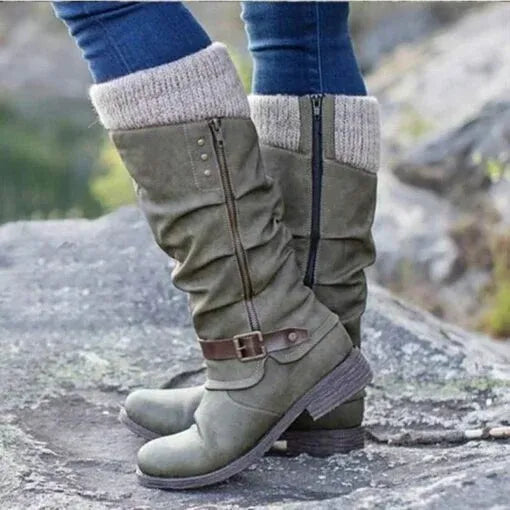Janelle - Cozy Mid-Calf Winter Boots