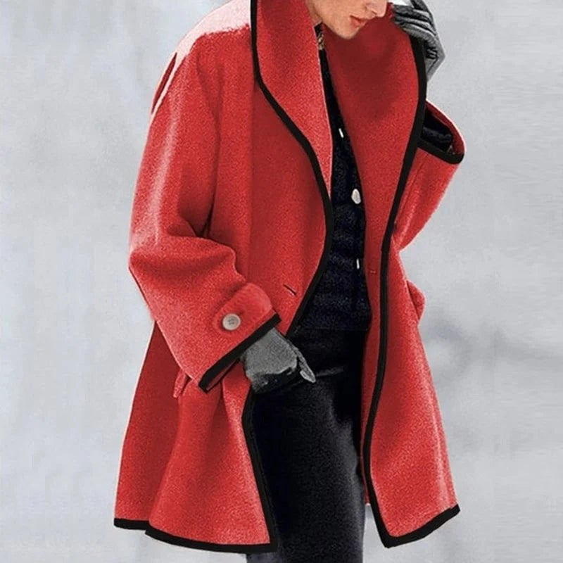 Agnese – Modern Double-Collar Coat