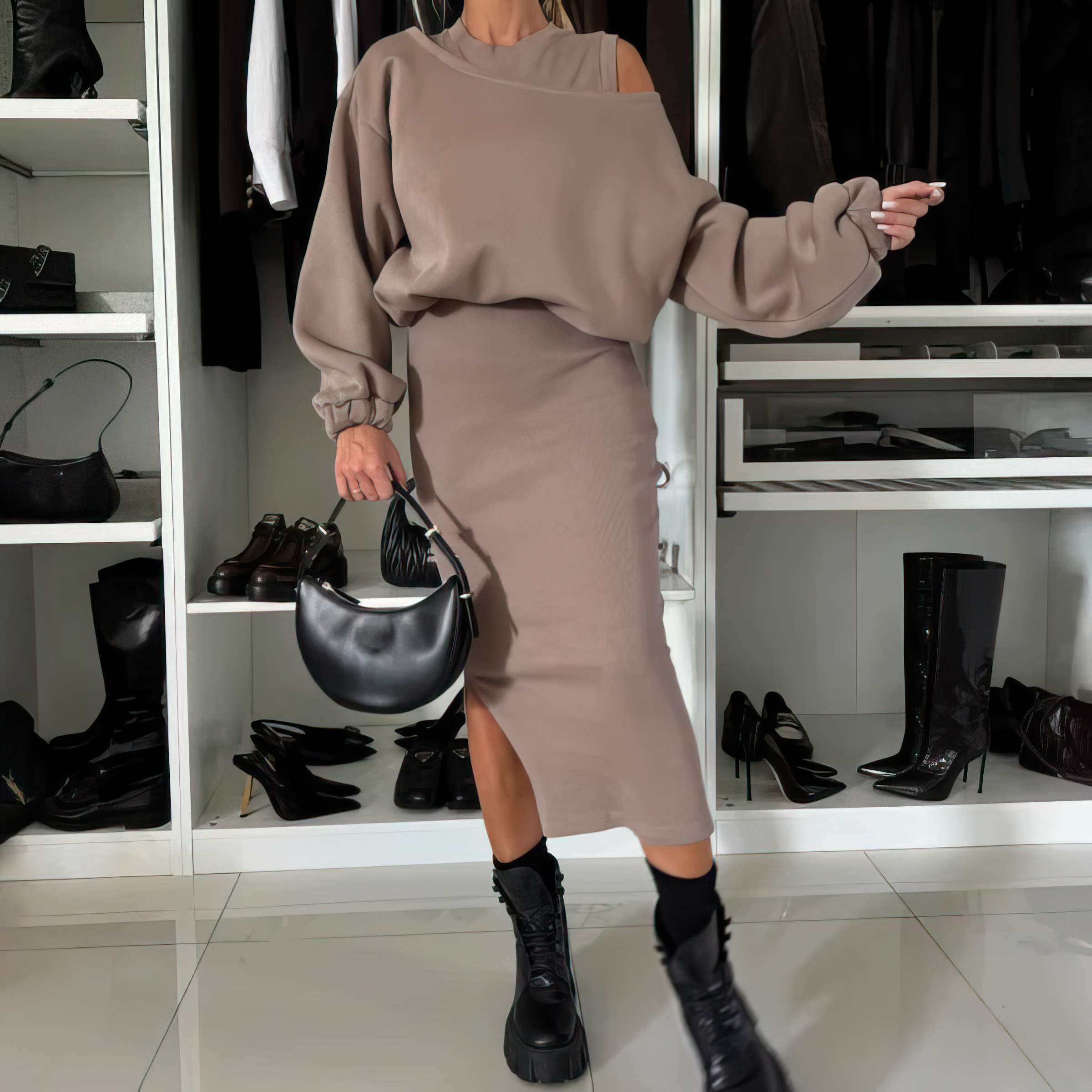 Leah - Minimalist Style Co-ord Set