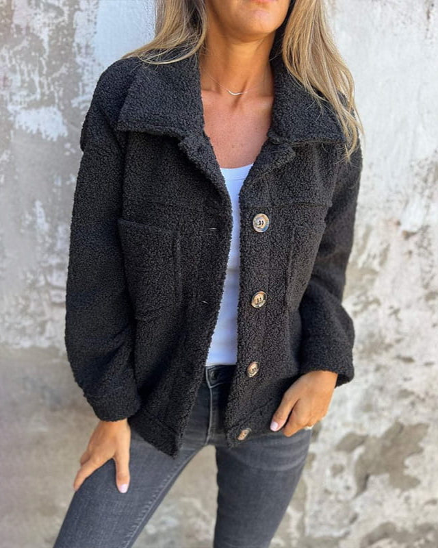 Alizée - Cozy Buttoned Jacket