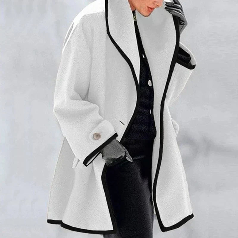 Agnese – Modern Double-Collar Coat